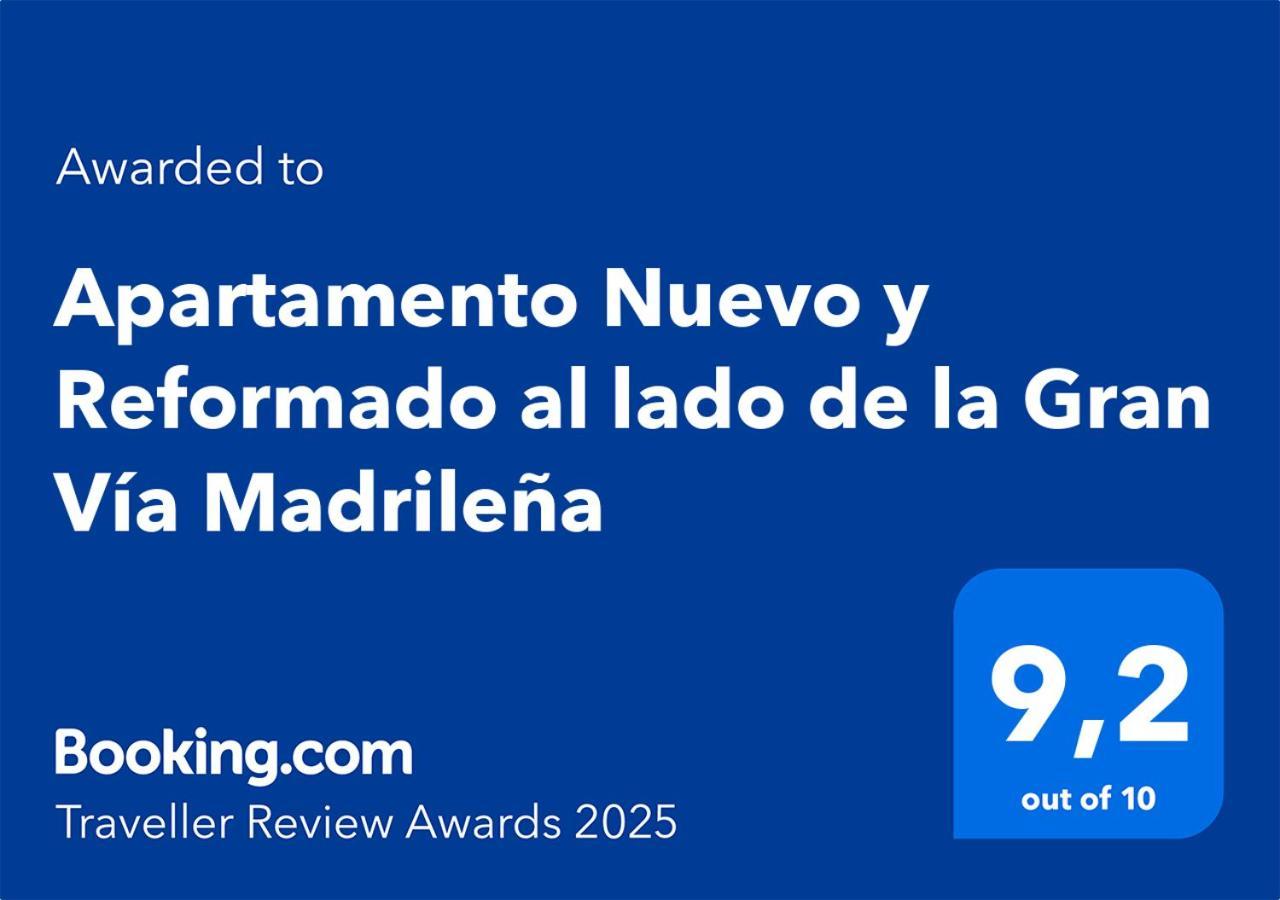 Apartamento Nuevo y Reformado al lado de la Gran Vía Madrileña Exterior foto